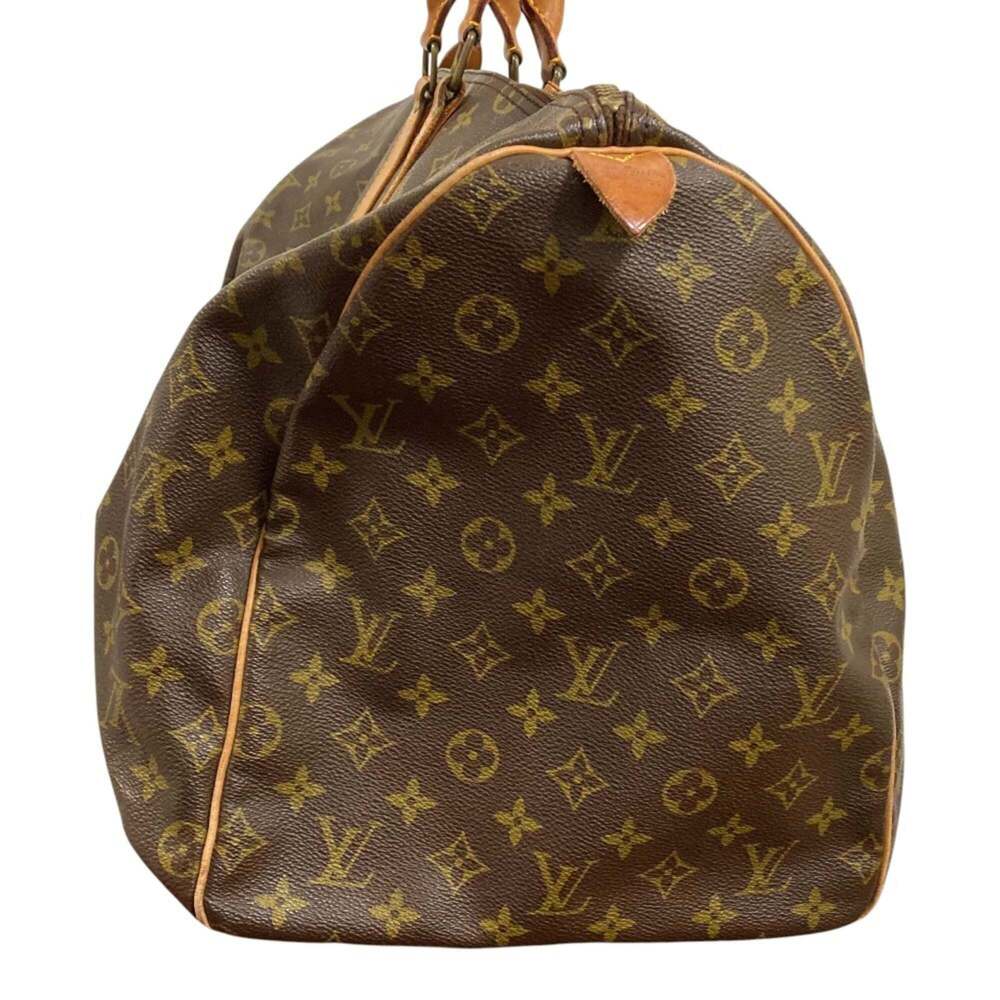 LOUIS VUITTON Authentic Brown Monogram Keepall 55 Boston Bag - Picture 3 of 16